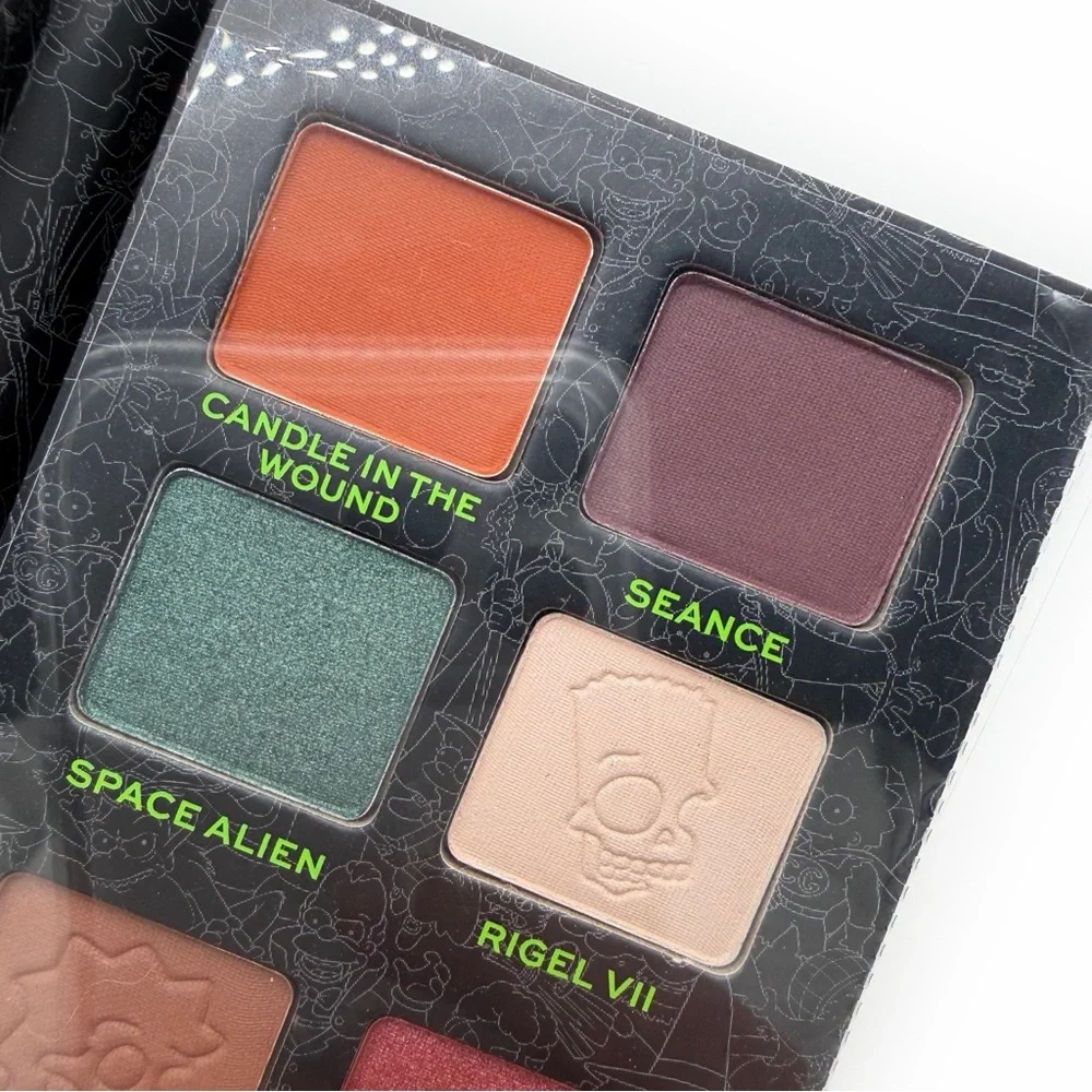 Makeup Revolution Simpsons Treehouse of Horror Eyeshadow Palette Alien Maggie
